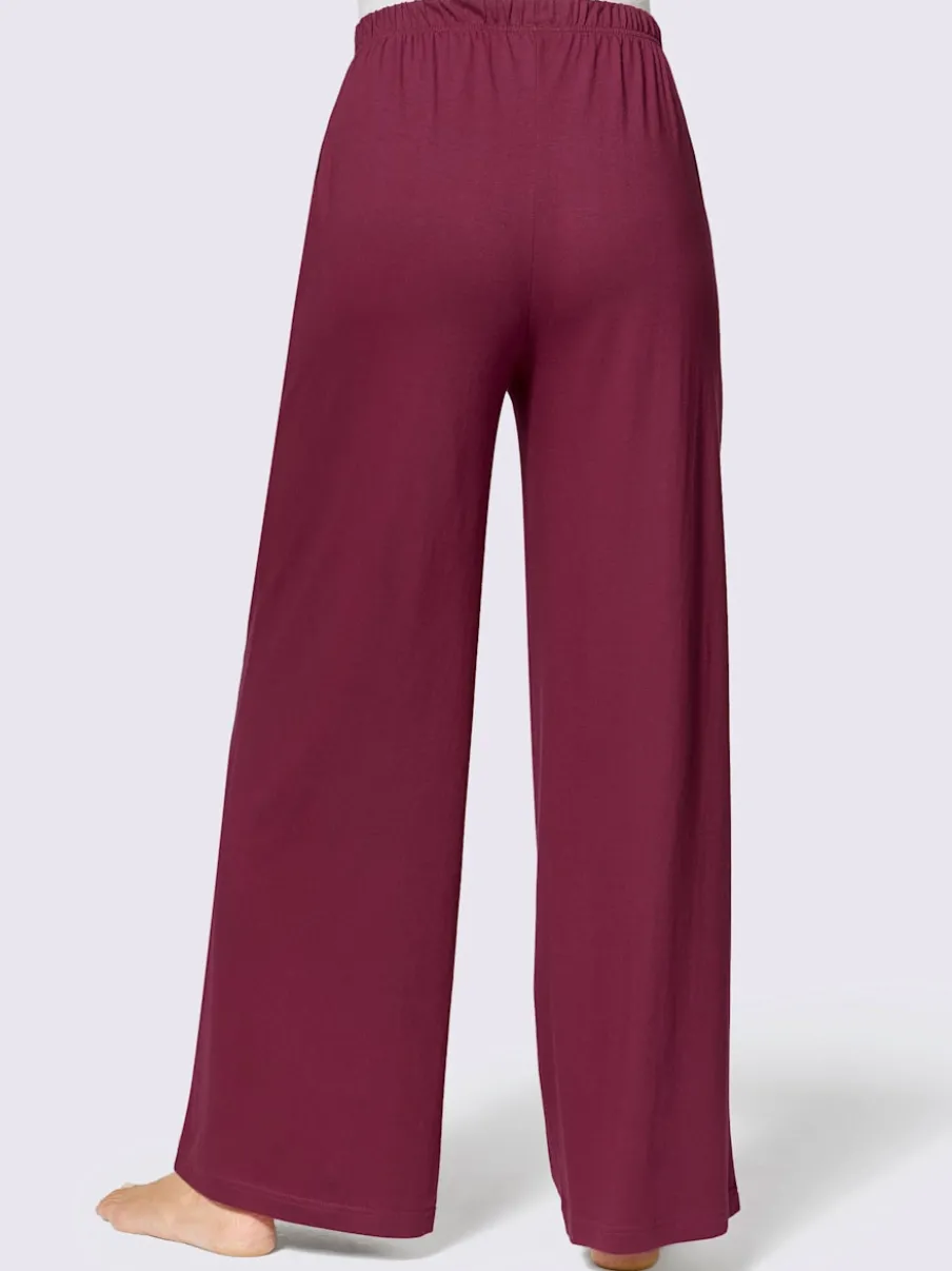Pantalons en jersey avec ceinture élastique et poches