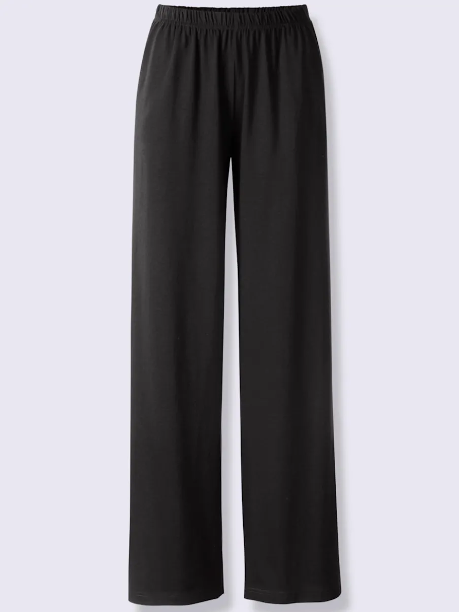 Pantalons en jersey avec ceinture élastique et poches
