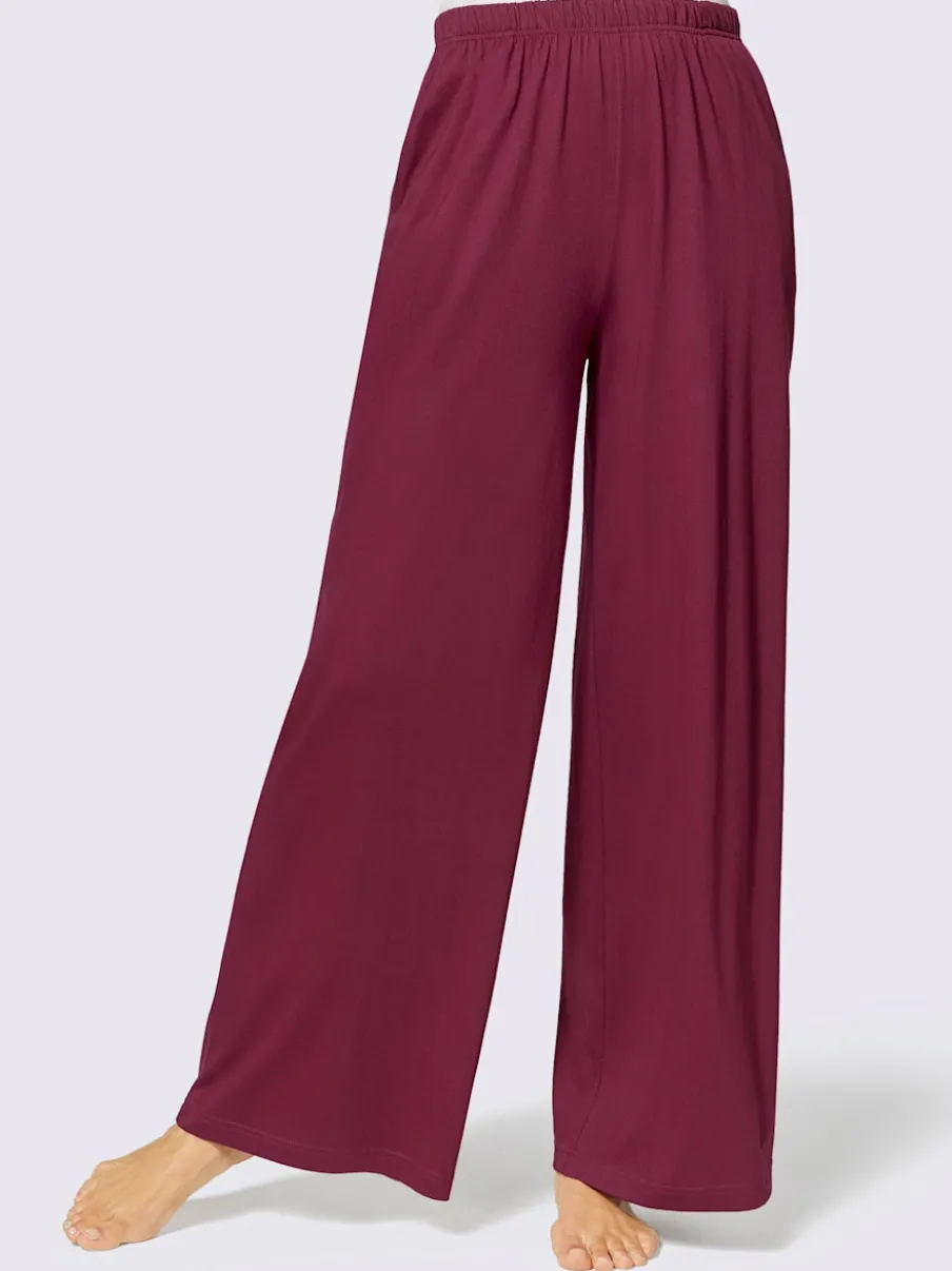 Pantalons en jersey avec ceinture élastique et poches