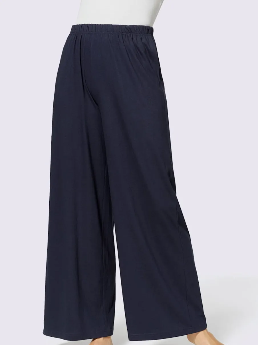 Pantalons en jersey avec ceinture élastique et poches