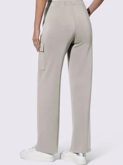 Pantalons en jersey avec poches cargo et ceinture élastique