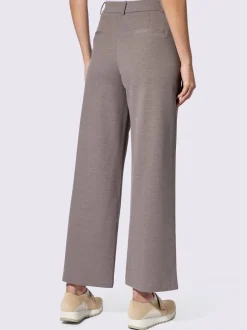 Pantalons en jersey confortables avec poches et rayures extensibles