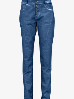 Pantalons en jersey coupe carotte avec poches fendues