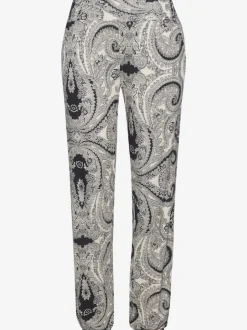 Pantalons en jersey léger avec ceinture élastique imprimés