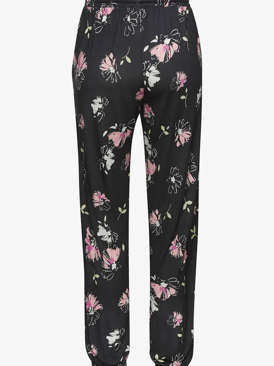 Pantalons en jersey à poches et bas élastiqués