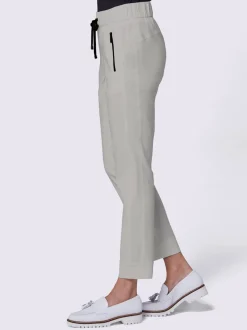 Pantalons en lyocell respirant avec ceinture élastique confortable
