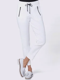 Pantalons en lyocell respirant avec ceinture élastique confortable