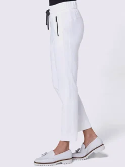 Pantalons en lyocell respirant avec ceinture élastique confortable