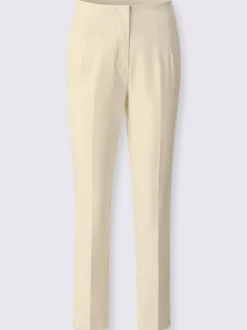 Pantalons en mélange de lyocell avec nervures décoratives