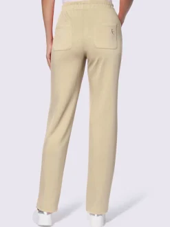 Pantalons en modal avec poches et ceinture élastique