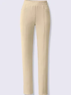 Pantalons en modal avec poches et ceinture élastique