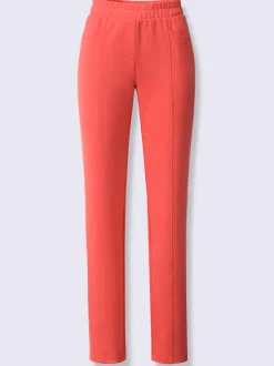 Pantalons en modal avec poches et ceinture élastique