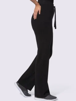 Pantalons en tricot doux avec ceinture élastique côtelée