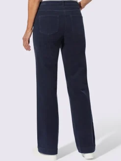 Pantalons en velours côtelé confortables à coupe large