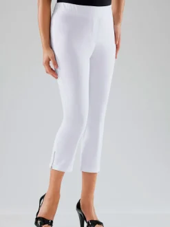 Pantalons 7/8 extensibles avec ceinture plate pratique