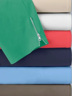 Pantalons 7/8 extensibles avec ceinture plate pratique