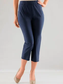 Pantalons 7/8 extensibles avec ceinture plate pratique