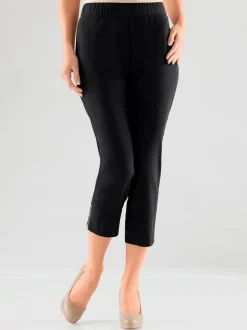 Pantalons 7/8 extensibles avec ceinture plate pratique