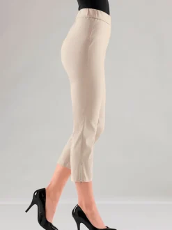 Pantalons 7/8 extensibles avec ceinture plate pratique