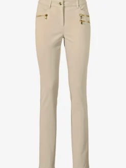 Pantalons extensibles avec coutures push-up et poches intégrées