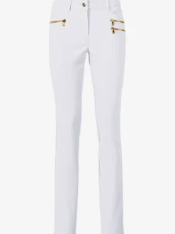 Pantalons extensibles avec coutures push-up et poches intégrées