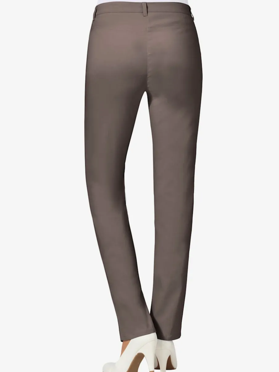 Pantalons extensibles avec poches zippées et passants