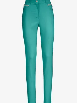 Pantalons extensibles avec poches zippées et passants