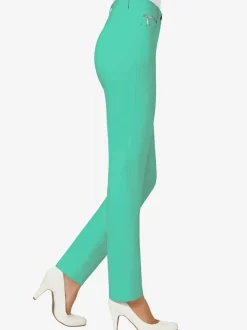 Pantalons extensibles avec poches zippées et passants