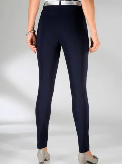 Pantalons extensibles avec poches zippées et passants