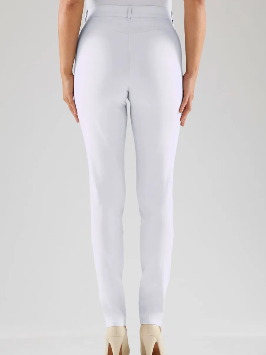 Pantalons extensibles avec poches zippées et passants