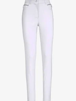 Pantalons extensibles avec poches zippées et passants
