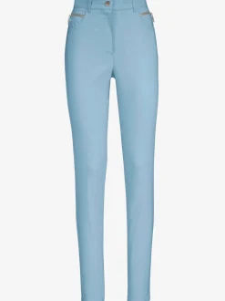Pantalons extensibles avec poches zippées et passants
