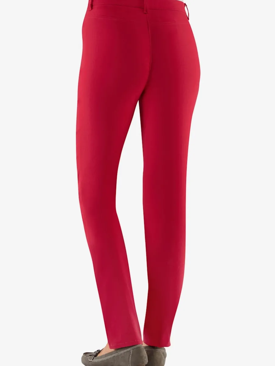 Pantalons extensibles avec poches zippées et passants