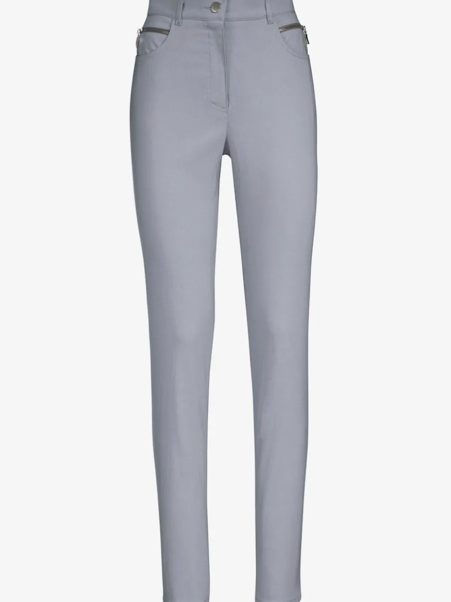 Pantalons extensibles avec poches zippées et passants
