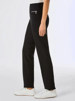 Pantalons extensibles confortables avec poches décoratives zipées