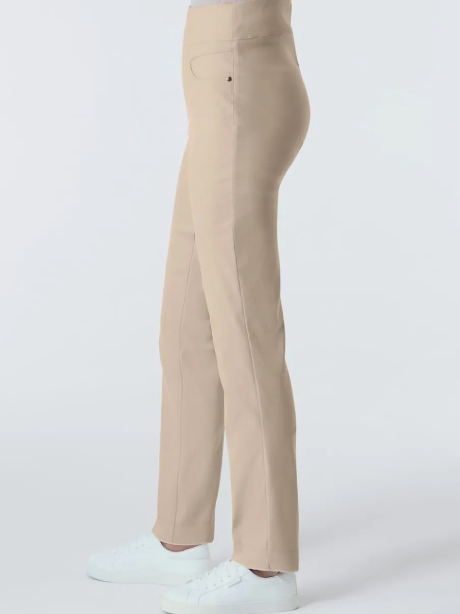 Pantalons extensibles souples à taille élastique intégrée