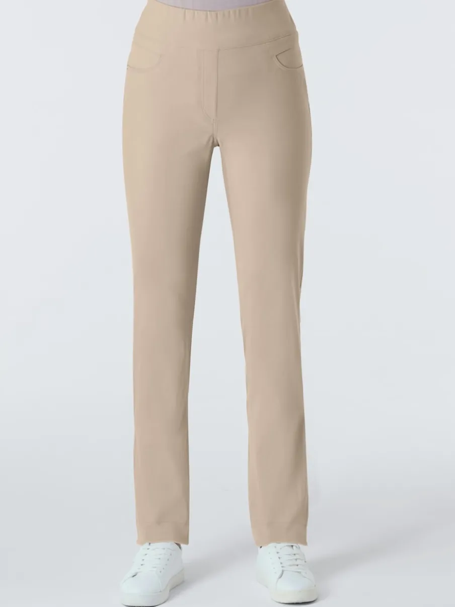 Pantalons extensibles souples à taille élastique intégrée