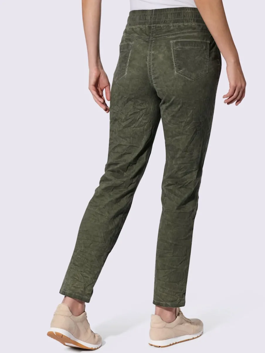Pantalons jogging avec poches zippées et ceinture élastique