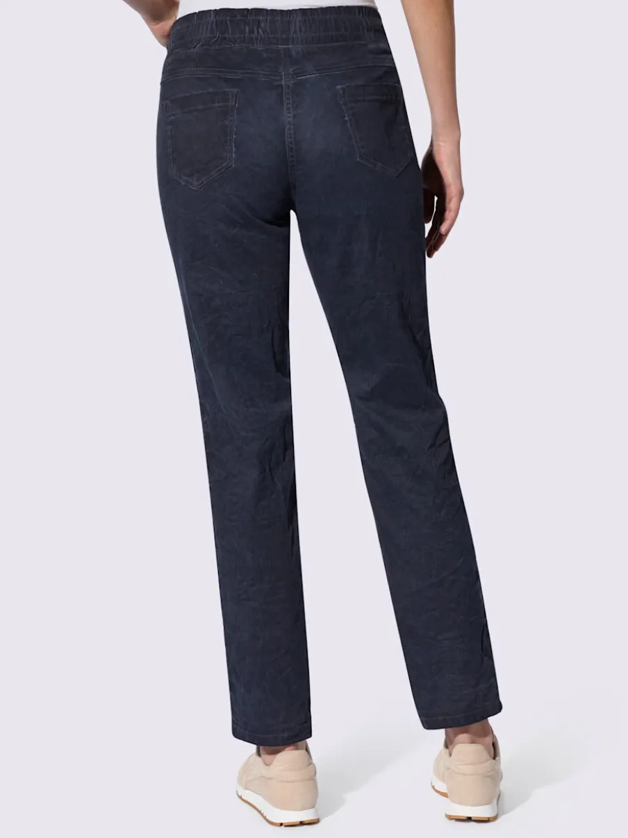 Pantalons jogging avec poches zippées et ceinture élastique