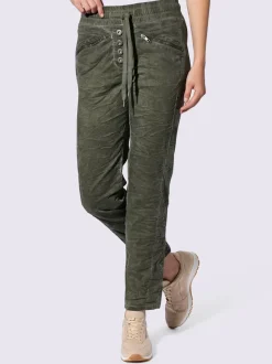Pantalons jogging avec poches zippées et ceinture élastique