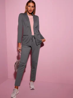 Pantalons jogpants avec taille élastique et poches latérales