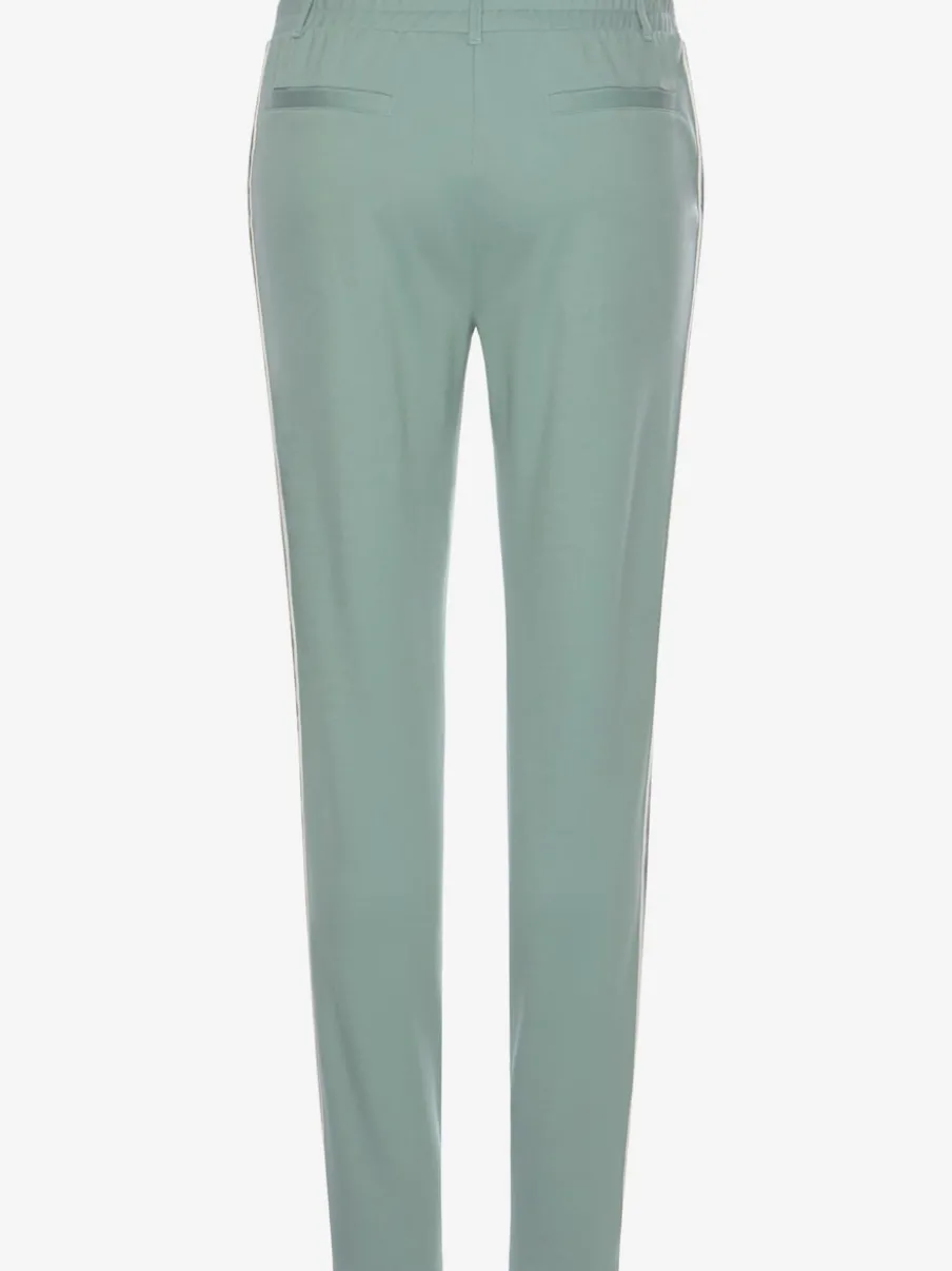 Pantalons jogpants doux à rayures et bords-côtes