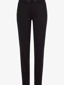 Pantalons jogpants doux à rayures et bords-côtes