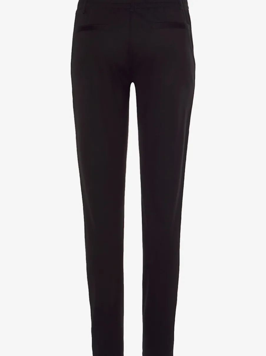 Pantalons jogpants doux à rayures et bords-côtes