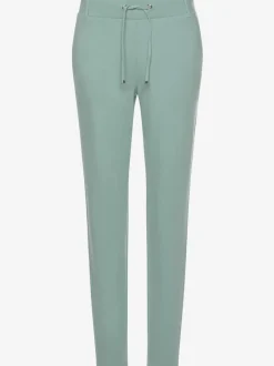 Pantalons jogpants doux à rayures et bords-côtes