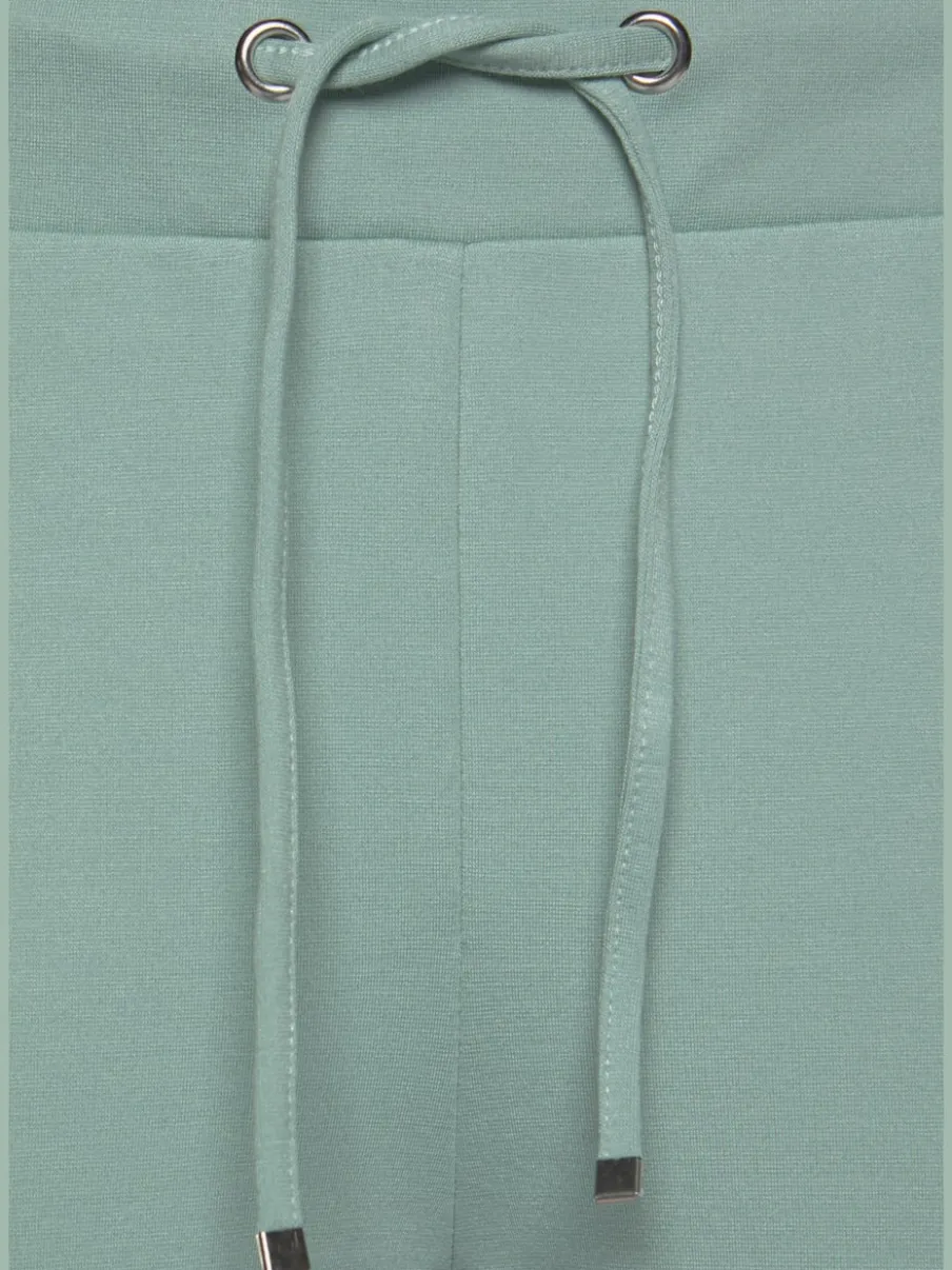 Pantalons jogpants doux à rayures et bords-côtes