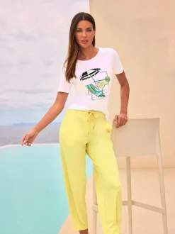 Pantalons jogpants en jersey à poches latérales pratiques