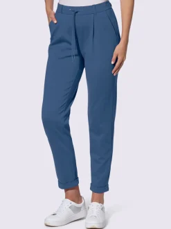 Pantalons jogpants en jersey avec poches et détails raffinés