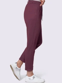 Pantalons jogpants en jersey avec poches et détails raffinés