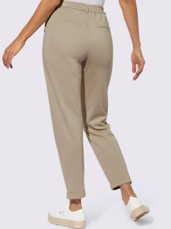 Pantalons jogpants en jersey avec poches et détails raffinés